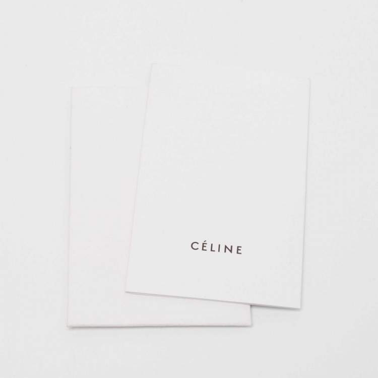 Pre Owned Celine Tricolor Leather Medium Trapeze Top Handle Bag