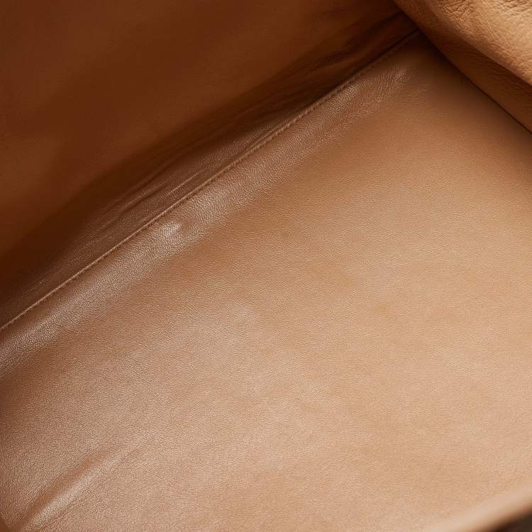 Pre Owned Celine Tan Python Medium Luggage Phantom Tote