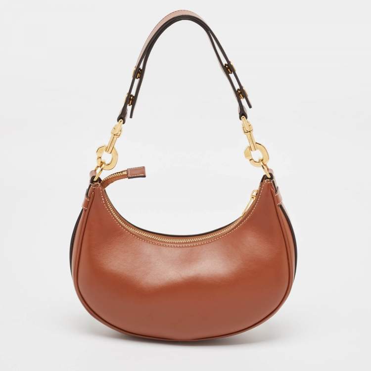 Pre Owned Celine Brown Leather Ava Hobo