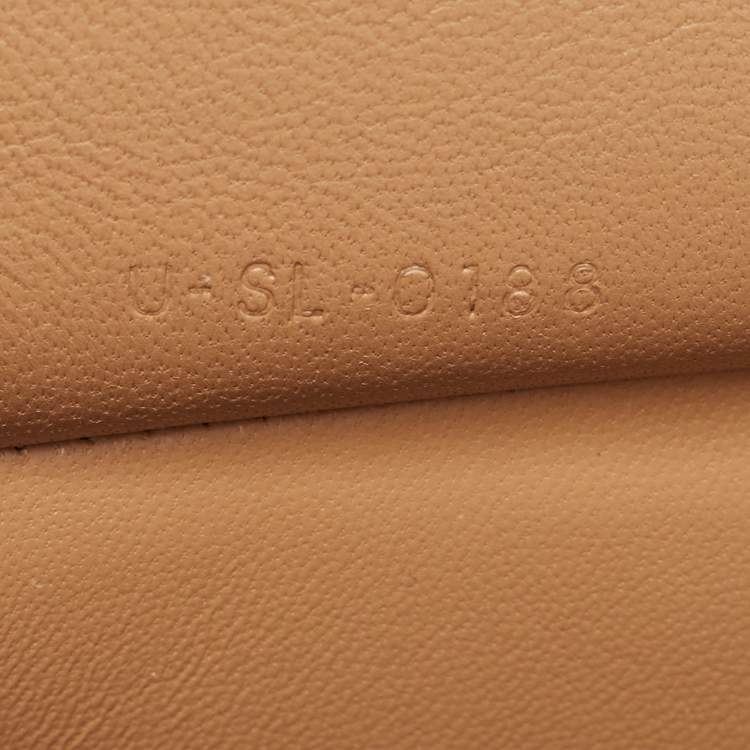 Pre Owned Celine Light Green Leather Clasp Crossbody Bag