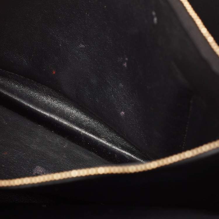 Pre Owned Celine Tan Leather Blade Flap Shoulder Bag