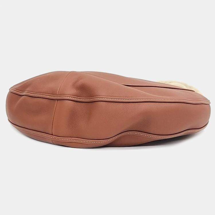 Pre Owned Celine Shearling Hobo Bag