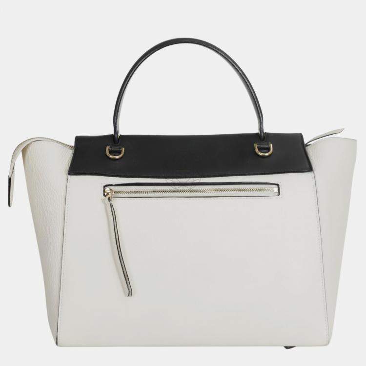 Pre Owned Celine Two-Tone Grained Calfskin Mini Belt Bag