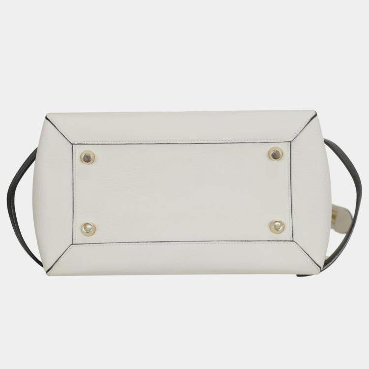 Pre Owned Celine Two-Tone Grained Calfskin Mini Belt Bag