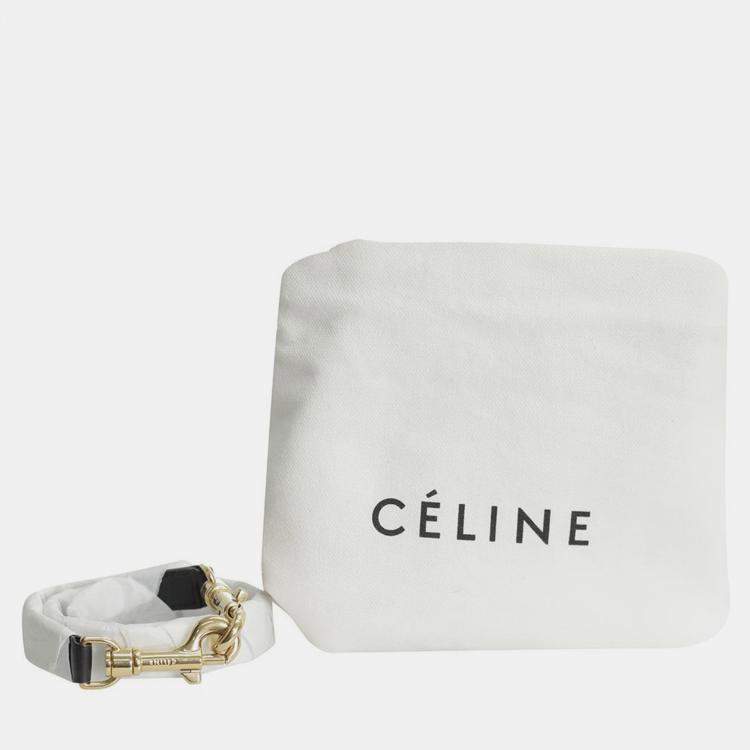 Pre Owned Celine Two-Tone Grained Calfskin Mini Belt Bag