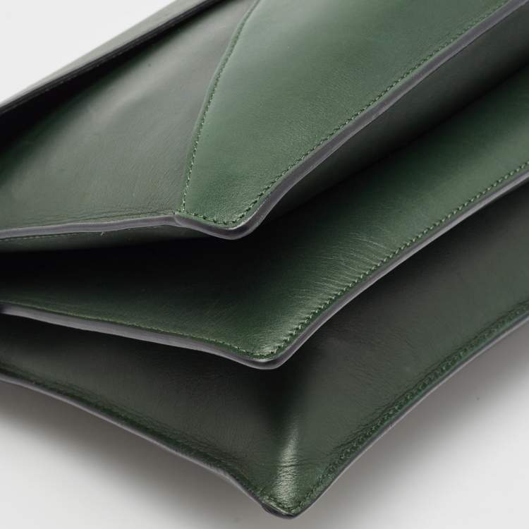 مملوكة مسبقًا حقيبة كلاتش سيلين دايموند جلد وسويدي متعددة الألوان