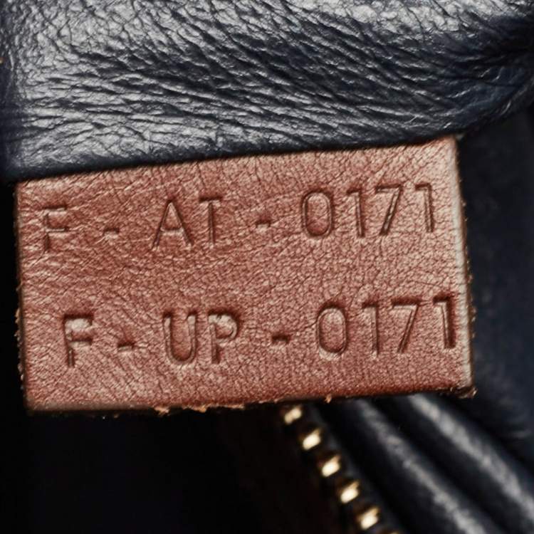 Pre Owned Celine Tricolor Leather Mini Luggage Tote