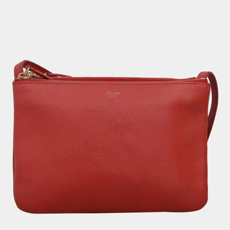 Pre Owned Celine Trio Crossbody Bag