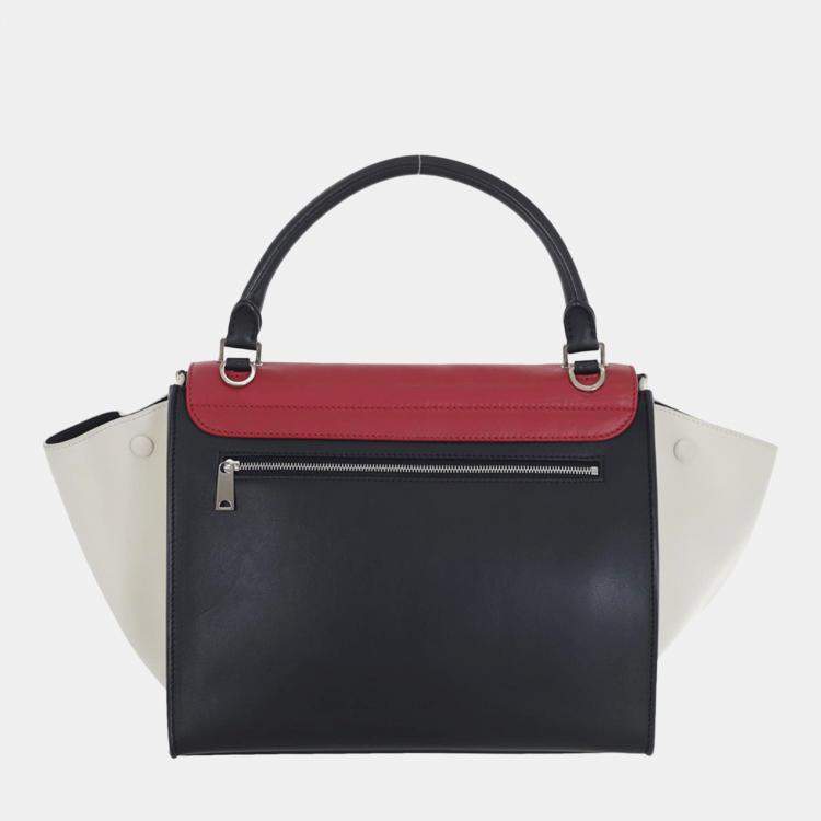 Pre Owned Celine Tricolor Trapeze Bag