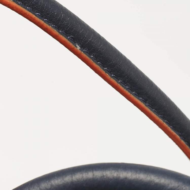 مملوكة مسبقًا Celine Navy Blue Leather Medium Phantom Luggage Tote