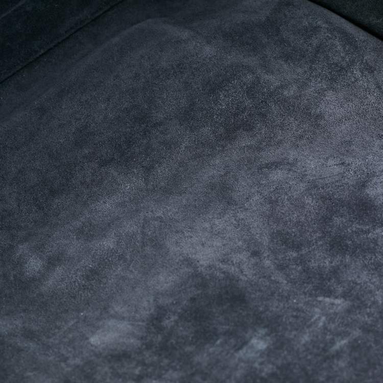 مملوكة مسبقًا Celine Navy Blue Leather Medium Phantom Luggage Tote