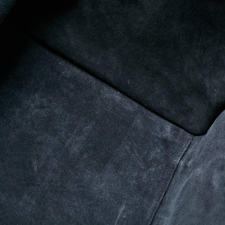 مملوكة مسبقًا Celine Navy Blue Leather Medium Phantom Luggage Tote