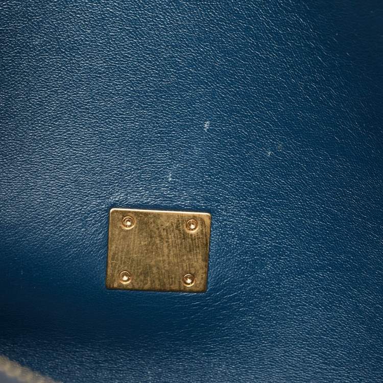 Pre Owned Celine Tricolor Leather Medium Trapeze Top Handle Bag