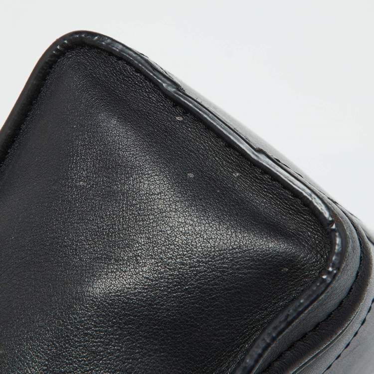 Pre Owned Celine Black Leather Nano Luggage Tote
