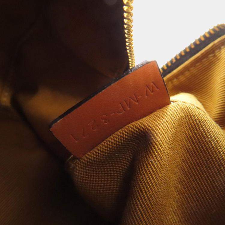 Pre Owned Celine Dark Brown Triomphe Handbag