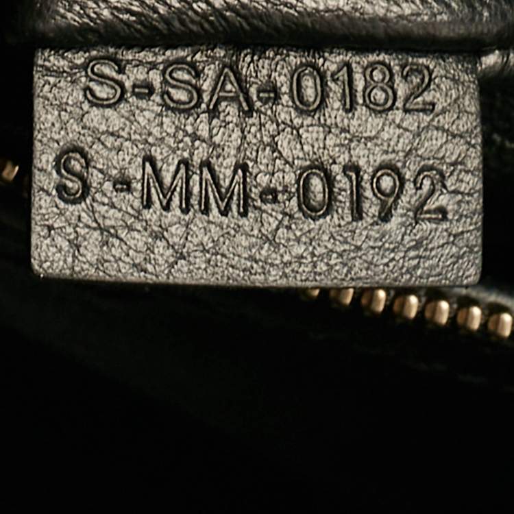 Pre Owned Celine Tricolor Leather and Suede Mini Luggage Tote