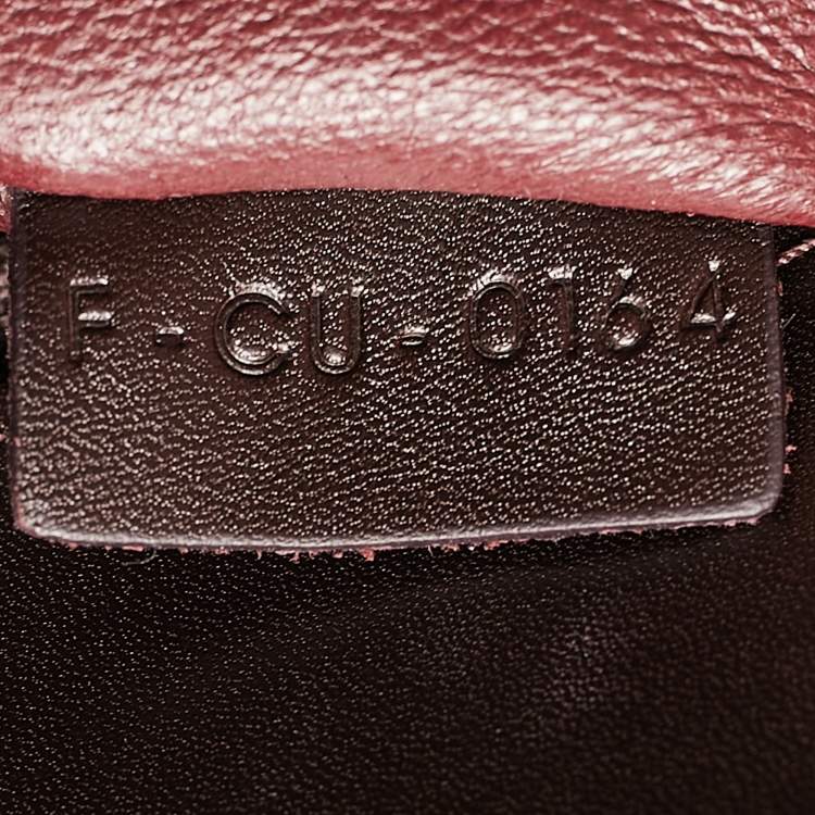 Pre Owned Celine Tricolor Leather Mini Luggage Tote