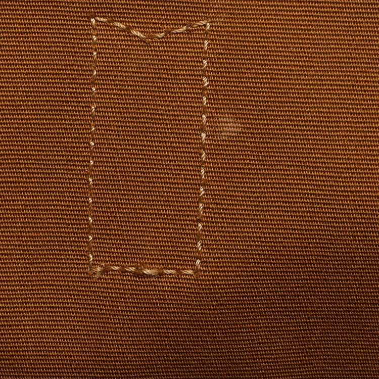 Pre Owned Celine Brown Triomphe Coated Canvas Large Voyage Duffle Bag