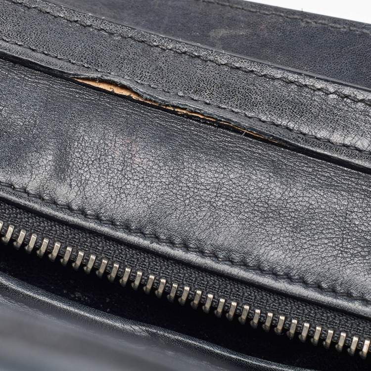 Pre Owned Celine Tricolor Leather Nano Luggage Tote