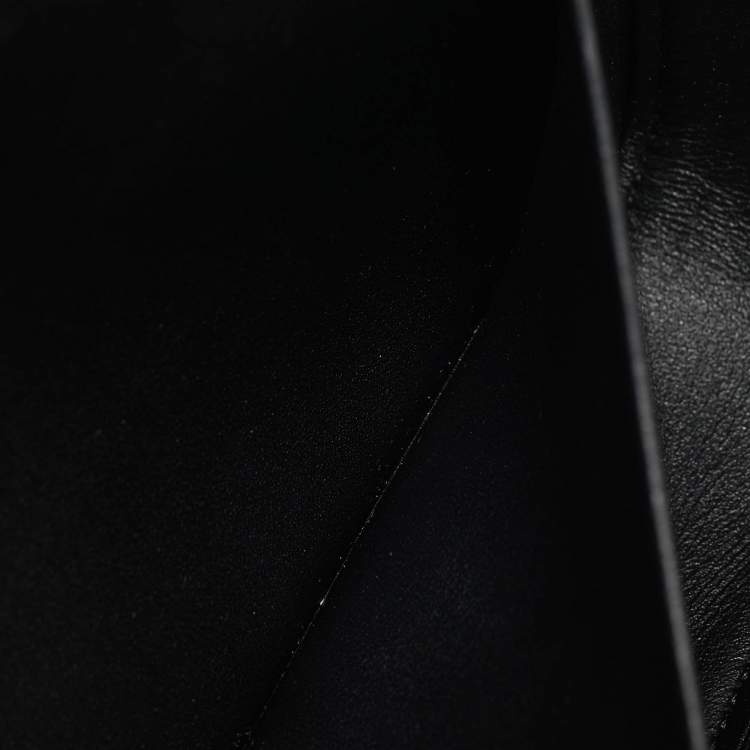 Pre Owned Celine Black Leather Crystal Embellished Claude Shoulder Bag