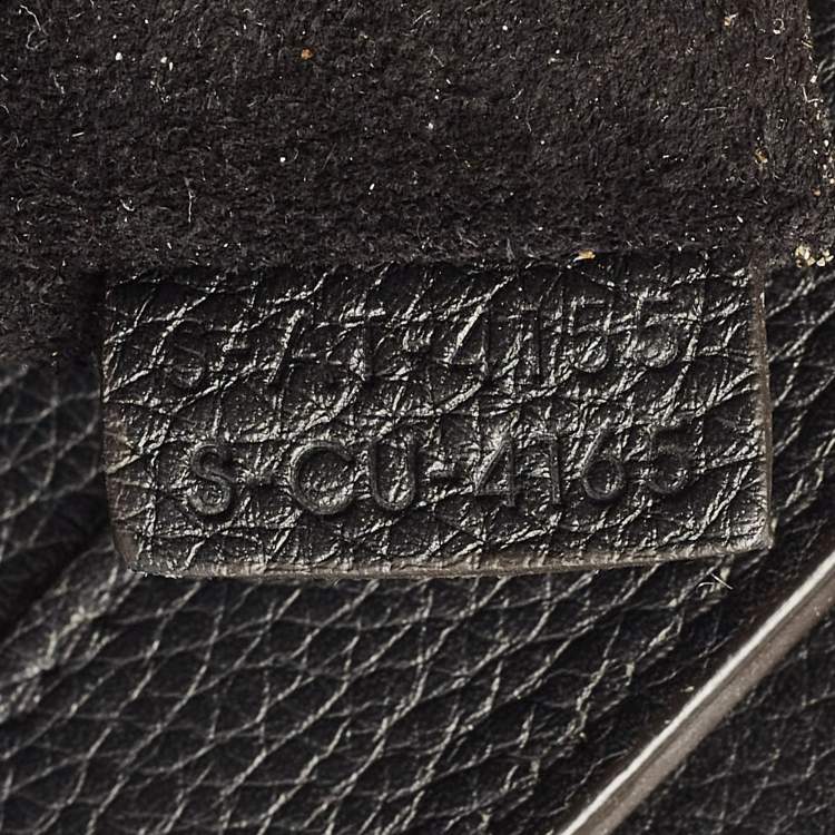 Pre Owned Celine Black Leather Mini Luggage Tote