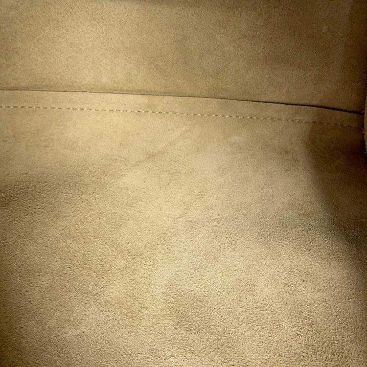 Pre Owned Celine Big Bag Light Taupe Calf Leather Small Size Bag