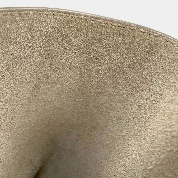 Pre Owned Celine Big Bag Light Taupe Calf Leather Small Size Bag