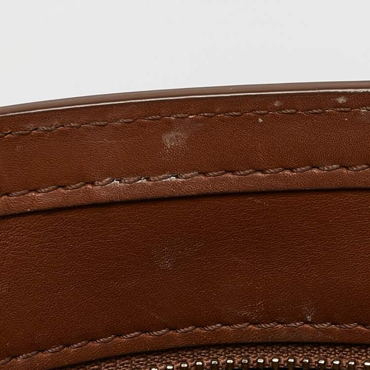 Pre Owned Celine Tricolor Leather Nano Luggage Tote
