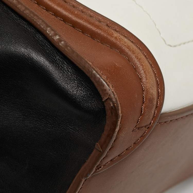 Pre Owned Celine Tricolor Leather Nano Luggage Tote