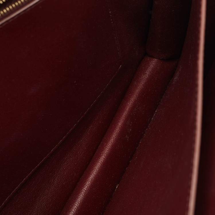 Pre Owned Celine Tricolor Leather and Python Pocket Envelope Shoulder Bag