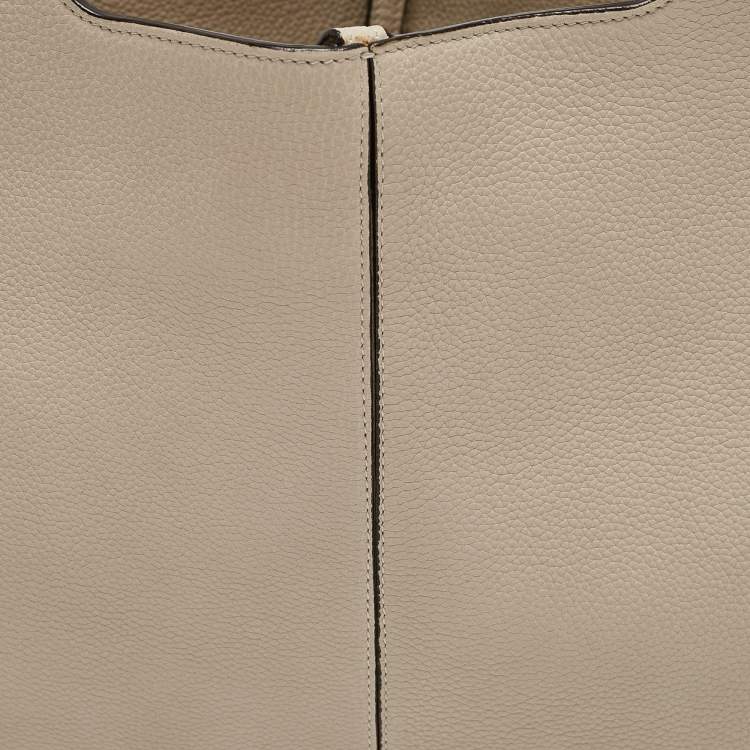 Pre Owned Celine Ivory White Leather Trifold Bag