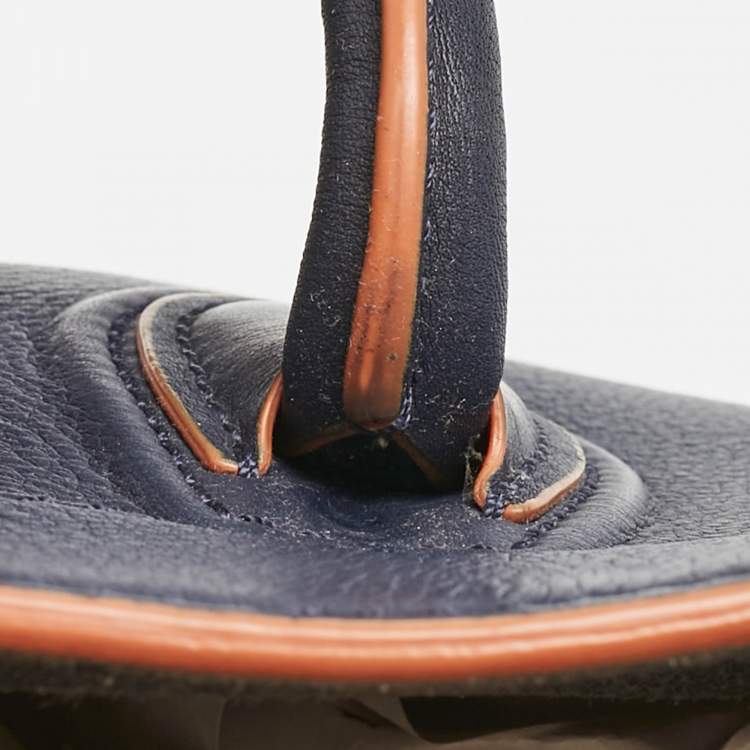 Pre Owned Celine Midnight Blue Leather Medium Phantom Luggage Tote