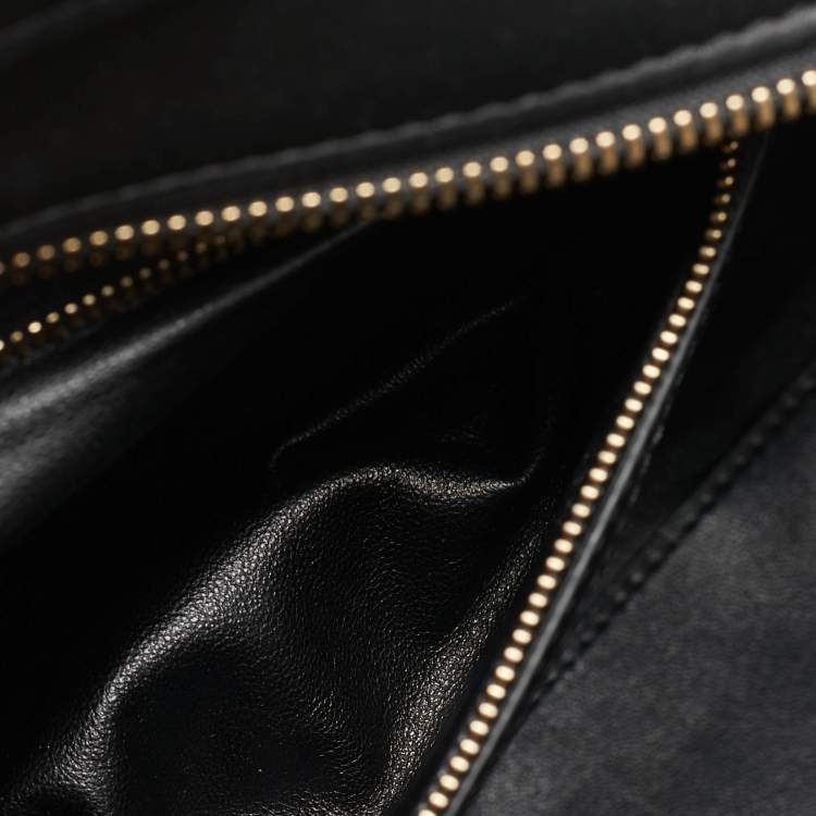 Pre Owned Celine Tricolor Leather and Suede Mini Luggage Tote