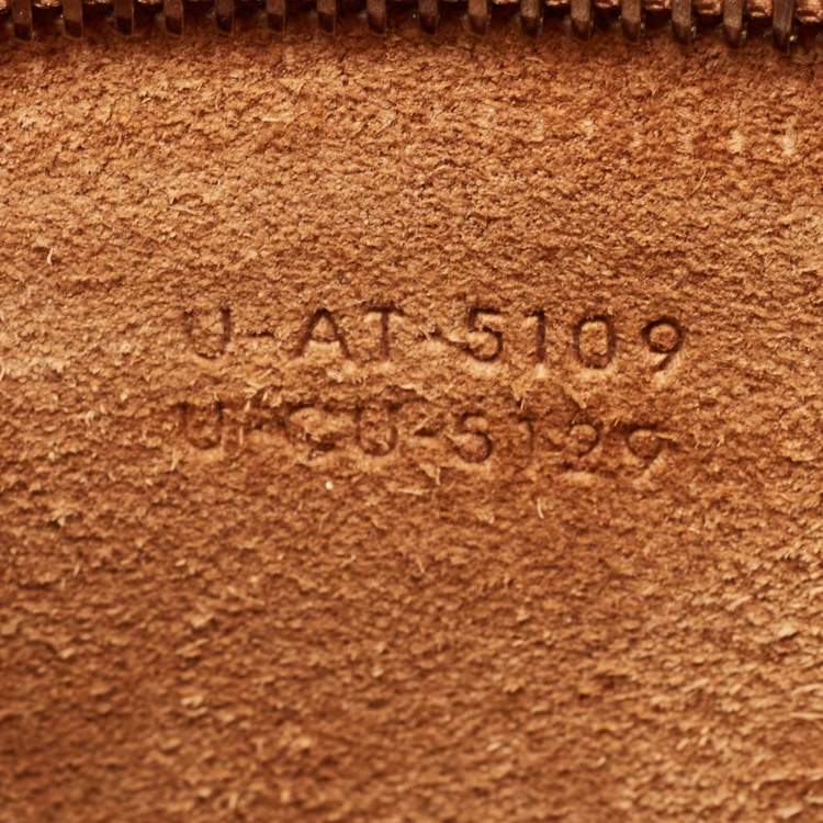 Pre Owned Celine Brown Leather Mini Luggage Tote