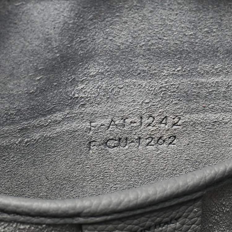 Pre Owned Celine Grey Leather Nano Luggage Tote