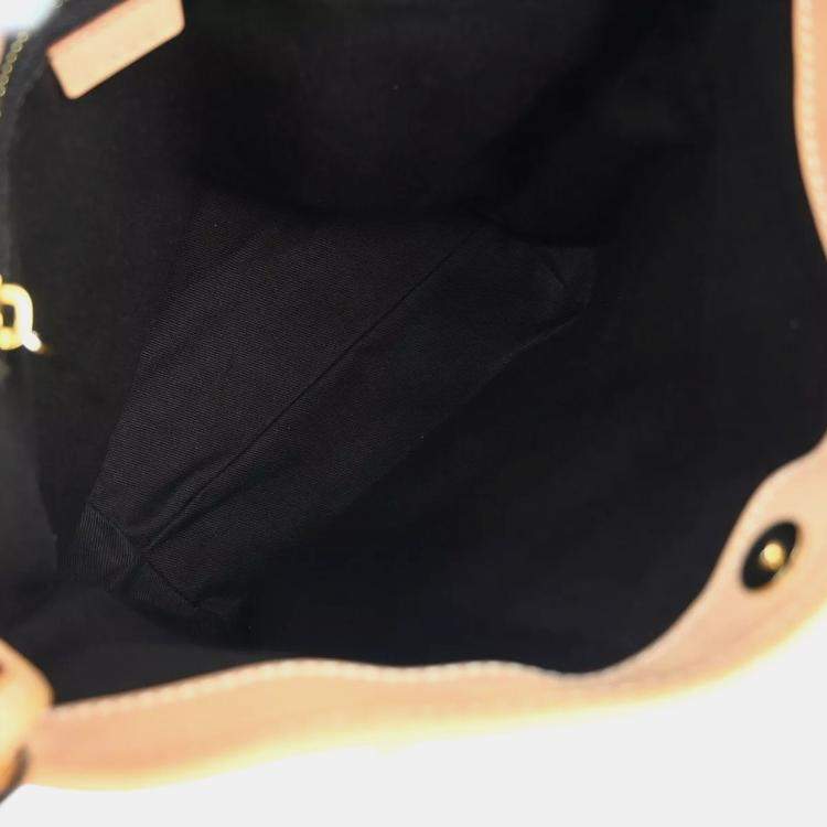 Pre Owned Celine Brown Macadam Shoulder Bag