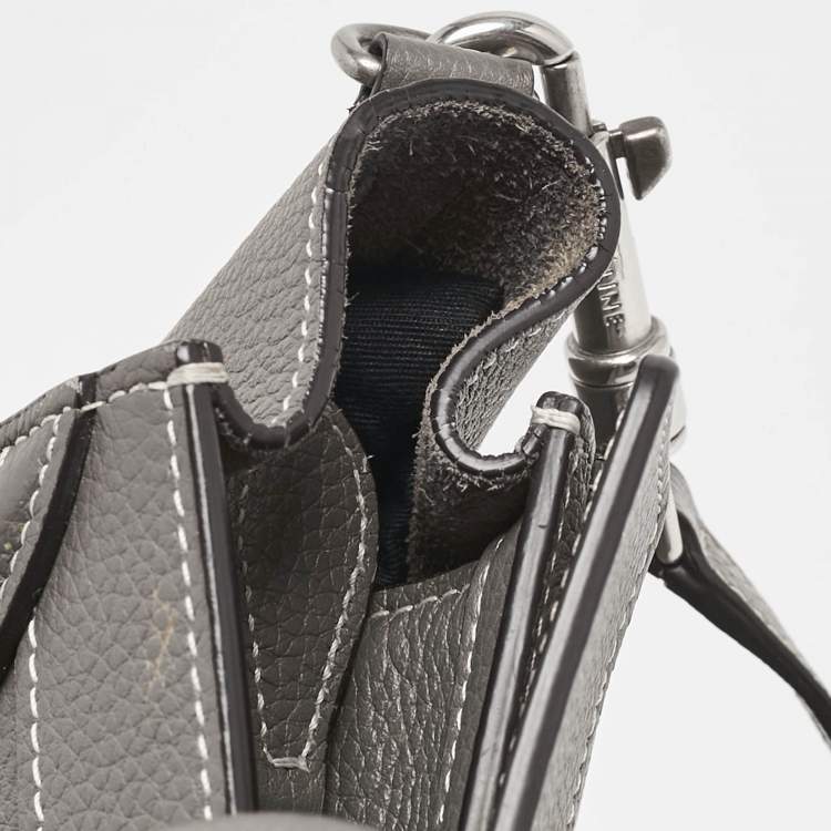 Pre Owned Celine Beige Leather Nano Luggage Tote