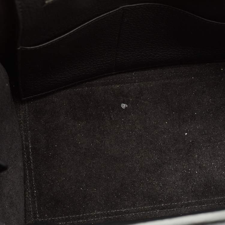 Pre Owned Celine Black Leather Mini Tie Tote