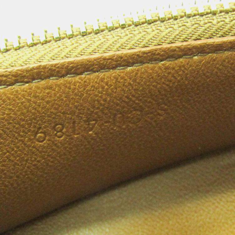 Pre Owned Celine Brown, Navy Canvas and Leather Bucket Bag