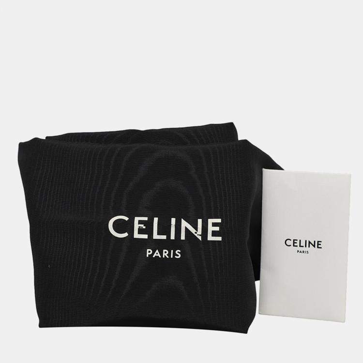 Pre Owned Celine Black Leather Classic Medium Box Bag