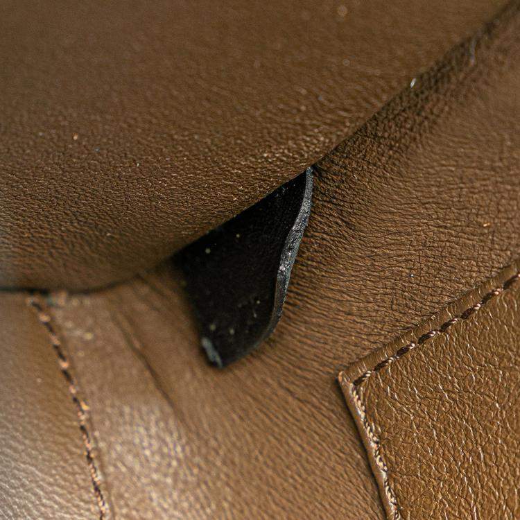 Pre Owned Celine Multicolor Nano Tricolor Leather Luggage Tote