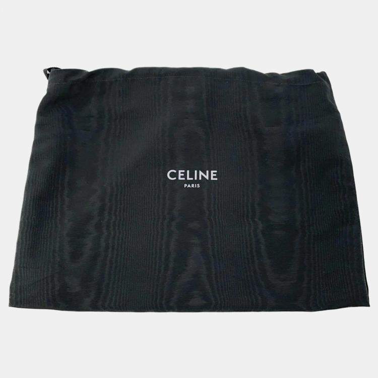 Pre Owned Celine Pink Leather C Small Chain Shoulder Bag