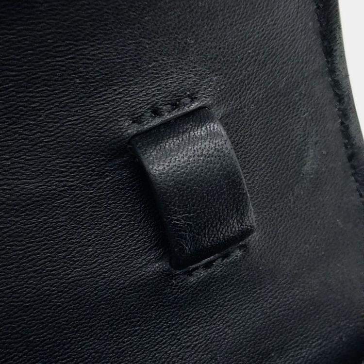 Pre Owned Celine Black Leather Mini Classic Box