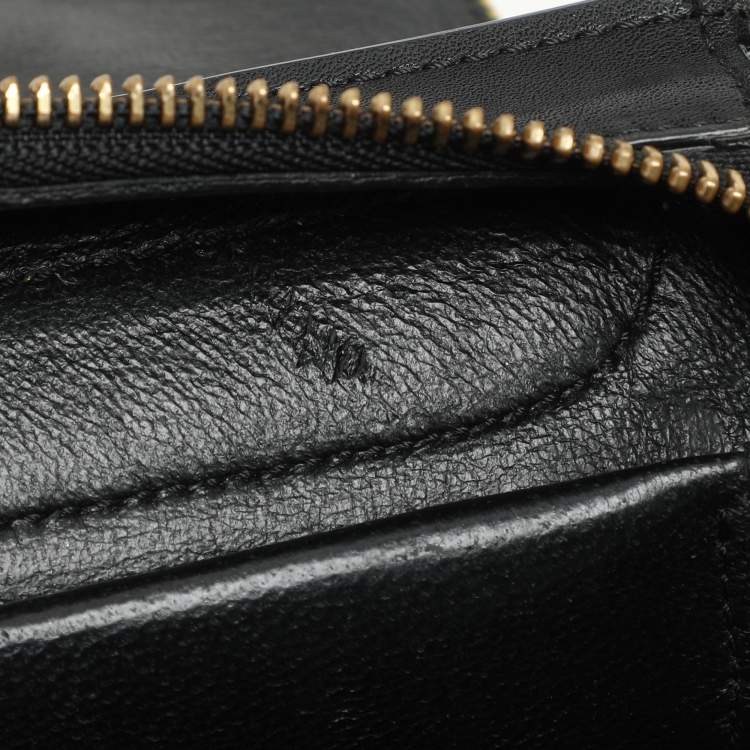 Pre Owned Celine Tricolor Leather Mini Trapeze Bag