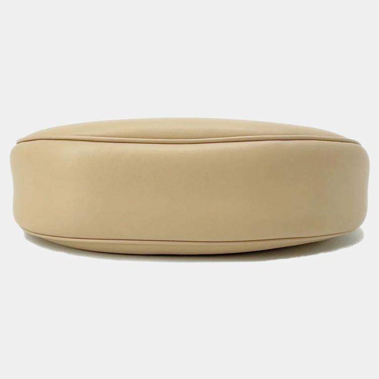 Pre Owned Celine Beige Leather Medium Ava One Shoulder Bag 