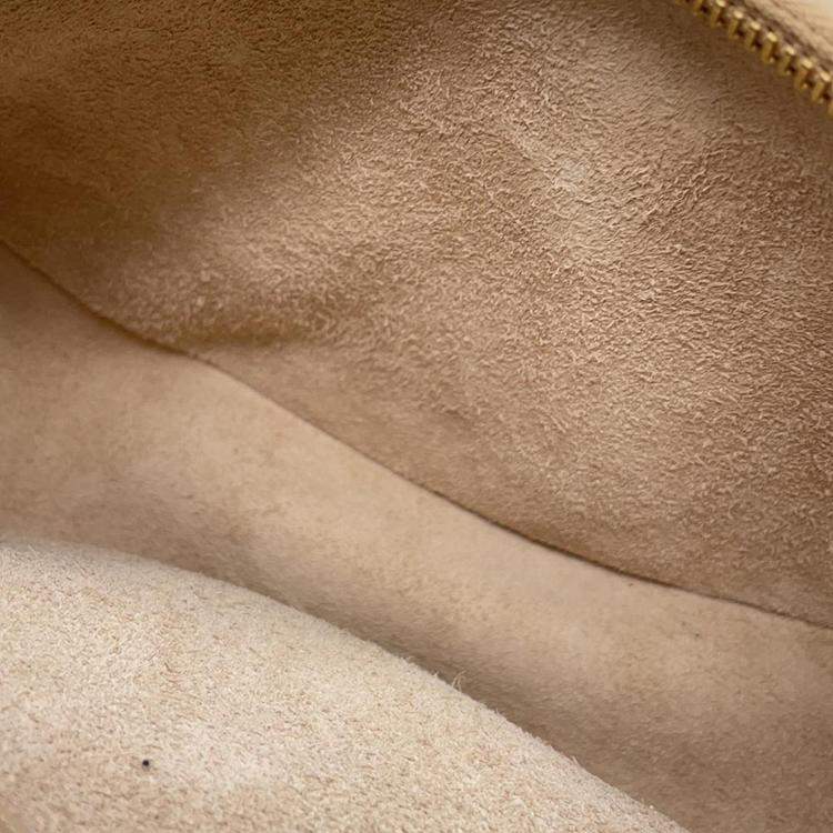 Pre Owned Celine Beige Leather Medium Ava One Shoulder Bag 