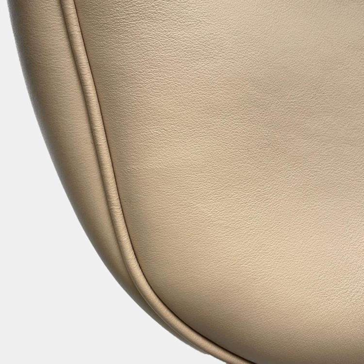 Pre Owned Celine Beige Leather Medium Ava One Shoulder Bag 