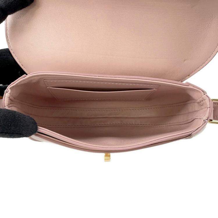 Pre Owned Celine  Pink Leather Small Busas 16 Shoulder Bag