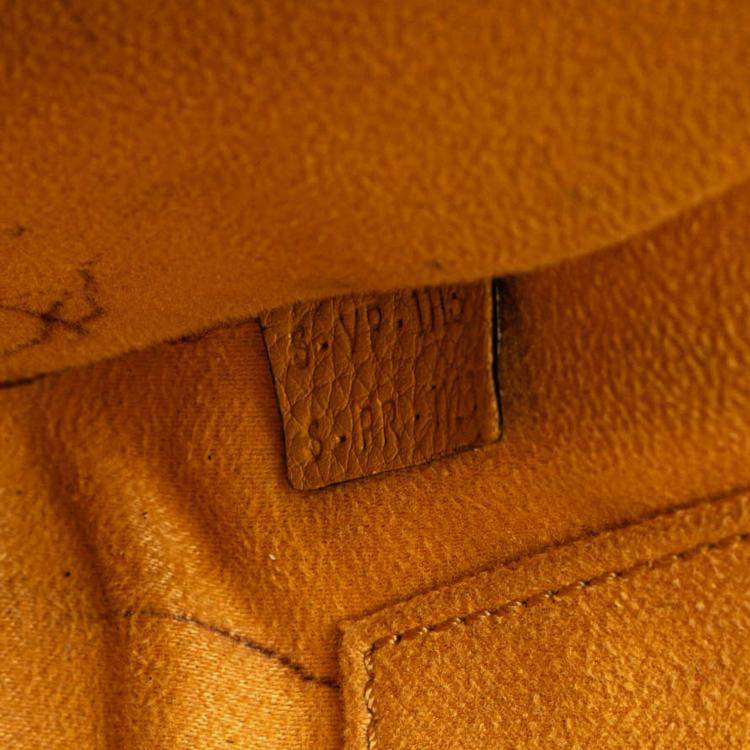 Pre Owned Celine Yellow Nano Leather Luggage Tote