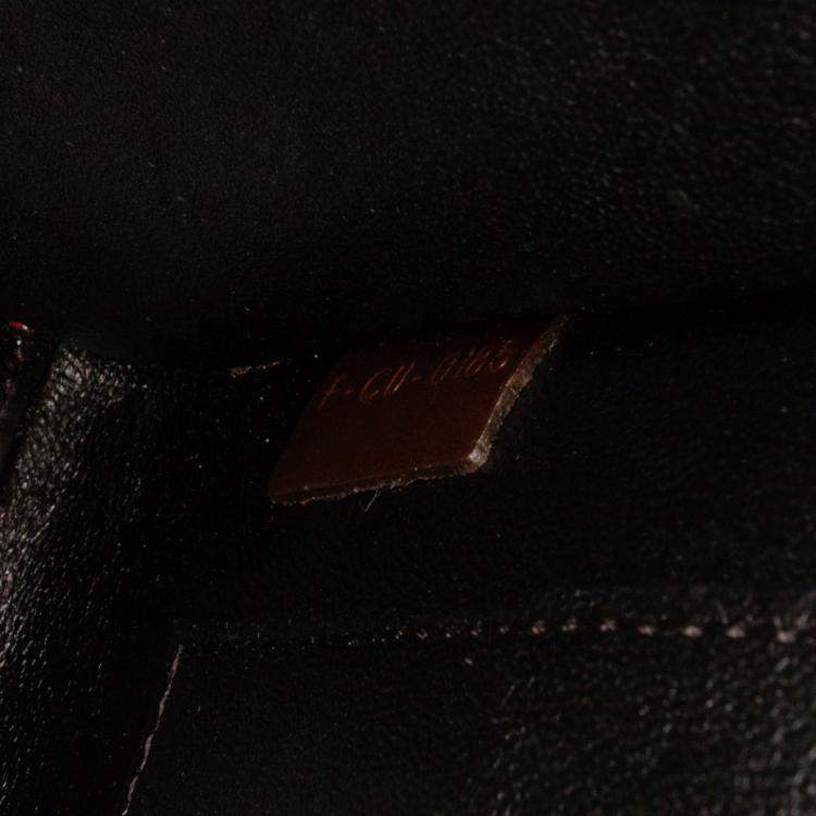 Pre Owned Celine Tricolor Leather Nano Luggage Tote